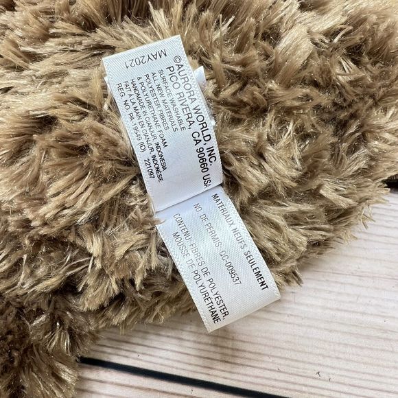 Aurora 14" Sloth Plush - Destination Nation - Super Soft Cute Hands Attach Brown - Picture 13 of 15